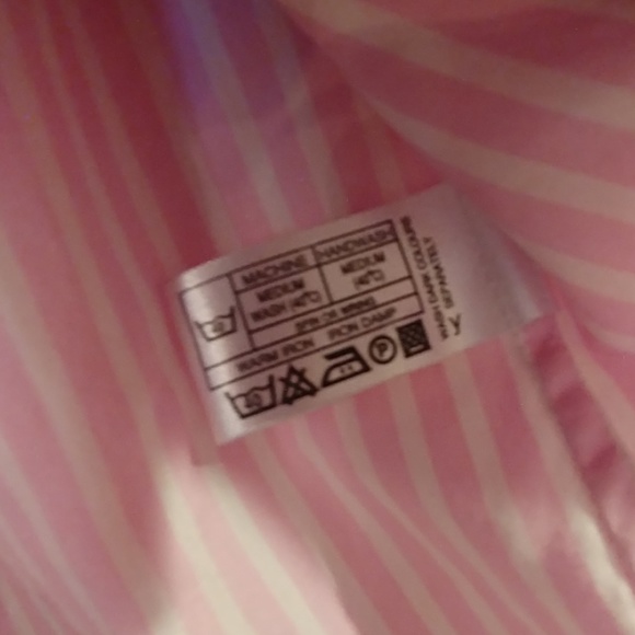 RARE THOMAS PINK STRIPED FRENCH CUFF SHIRT UK 10 - Picture 5 of 8